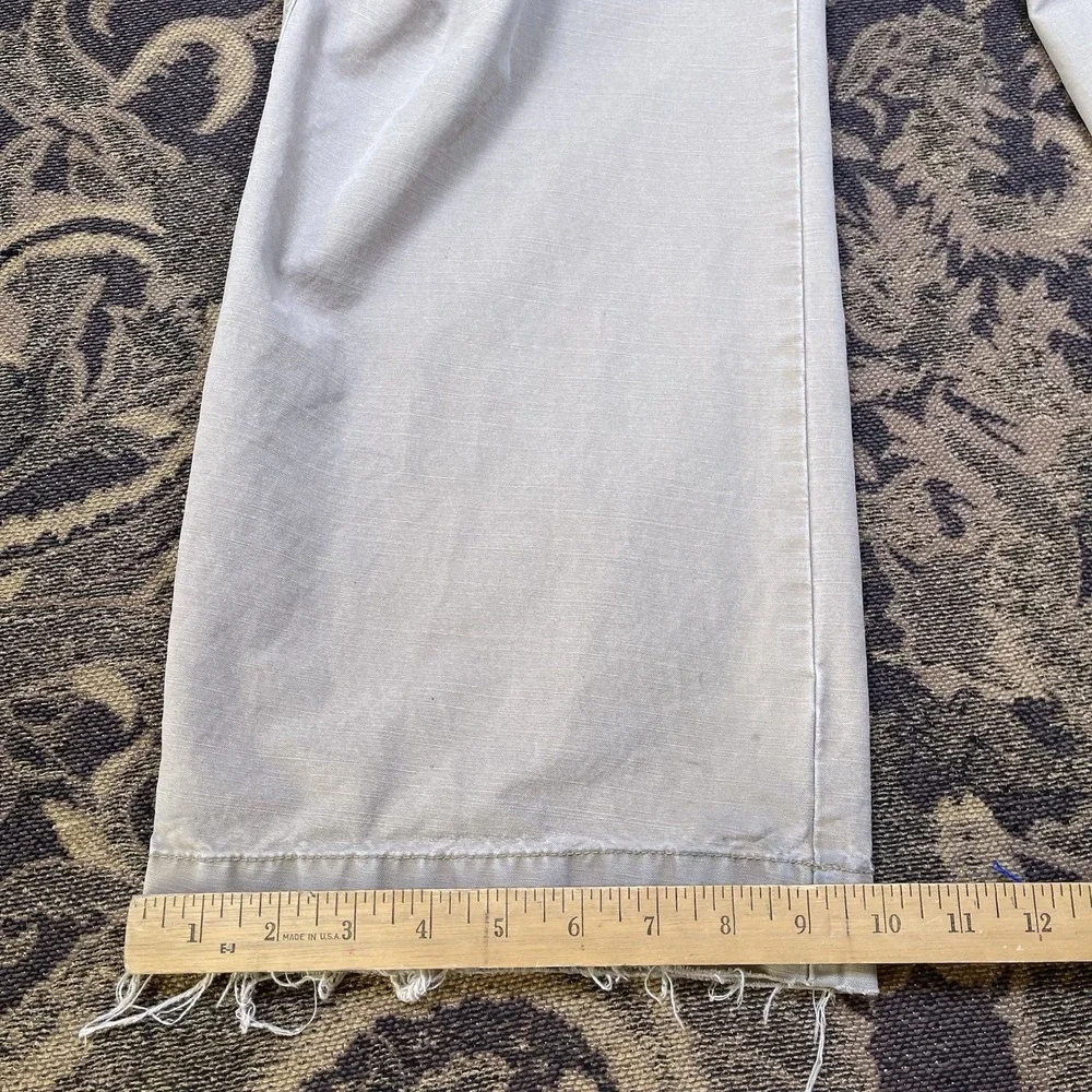 Vtg Y2k Banana Republic Beige Cargo Pants Mens Size 32x30 Distressed